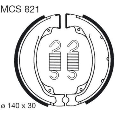 Remschoenset TRW MCS821
