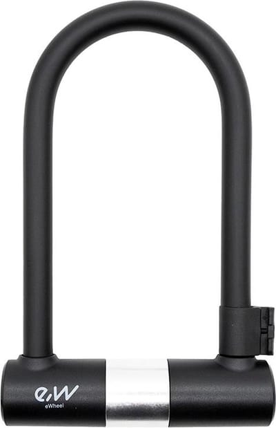 U-slot fietsslot met sleutel – eWheel EWLK021 – extra sterk beugelslot – 17 mm – zwart – inclusief sleutels