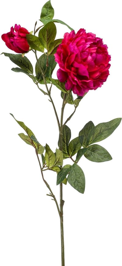 Emerald - Kunstbloem Pioenroos 100cm beauty - Kunstplant voor binnen