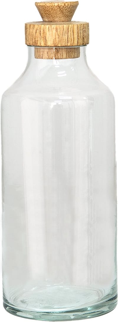 Clayre & Eef Voorraadpot Ø 7x21 cm Glas
