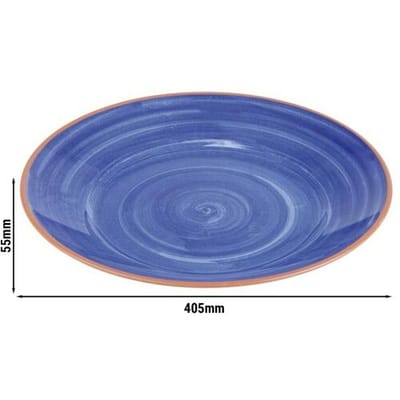 GGM Gastro (6 Stück) Tablett - LA VIDA - Melamin - Ø 405mm - Höhe: 55mm