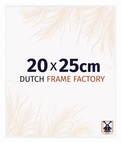 Fotolijst 20x25 cm - Kunststof - Wit Hoogglans - Easy