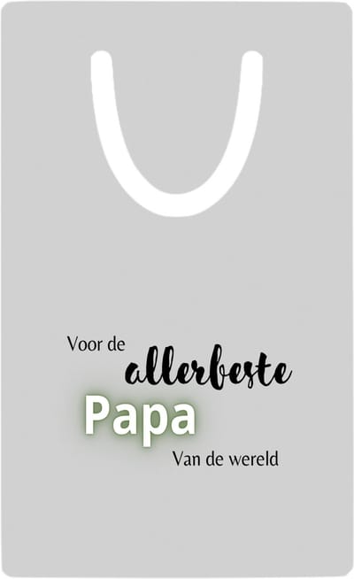 Hacebo® - voor de allerbeste papa van de wereld metalen boekenlegger- Papa - de beste vader - vader cadeautjes - vaderdag - verjaardagscadeau - verjaardag - cadeau - geschenk - kado - gift - vader artikelen Bladwijzer boekenleggers - 7.6 cm x 5cm
