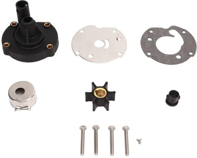Sogiol® Reparatieset voor waterpomp buitenboordmotor 763758 — Compatibel met Evinrude/Johnson 5,5 pk, 6 pk en 7,5 pk buitenboordmotoren (modellen 763758, 778166) — Gemaakt van metaallegering — Bestand tegen zeewater en chemische corrosie.