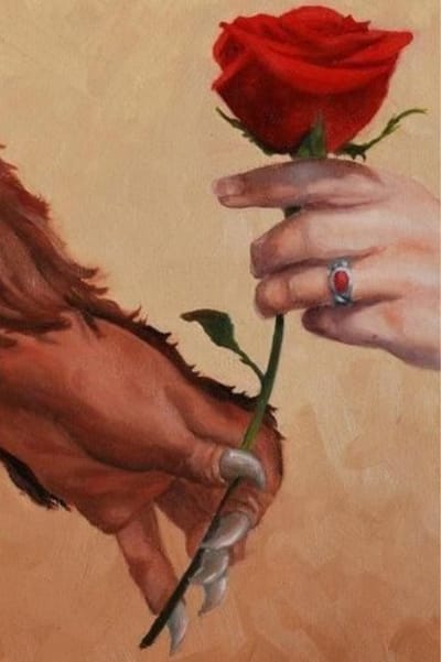 Diamond Painting -Valentijn - roos - Liefde - Love - 50x60cm - Diamond painting - Diamond painting pakket – volledig bedekt – Volwassenen - ronde steentjes