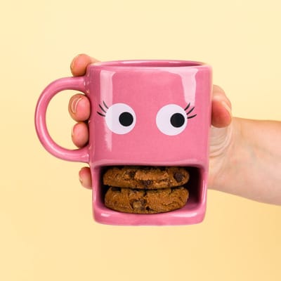 Koekjesmok Met Ogen- Roze van Fisura