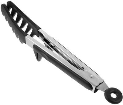 Dailygoods- Spaghettitang Roestvrij staal - Multifunctionele Keukentang - Voedseltang - Lichtgewicht - Ergonomische Grip - 25 cm - Voedeltang