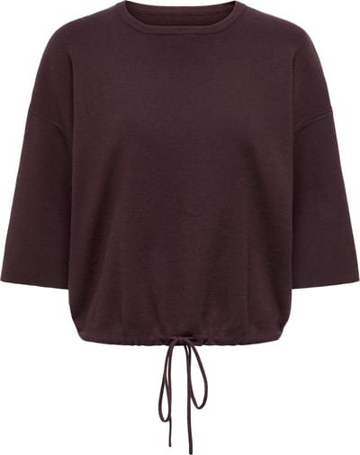 Only Trui Onlsiteri Ss Loose Tie O-neck Top C 15374939 Winetasting Dames Maat - L