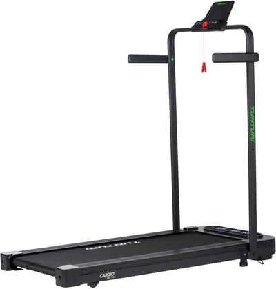 Tunturi Cardio Fit T5 Loopband - Hardloopband met bluetooth - Wandelband- 14 programma's - Inklapbaar - Walking pad - Compact - 1 tot 8 km/u - EU veiligheid gecertificeerd - Incl Gratis app