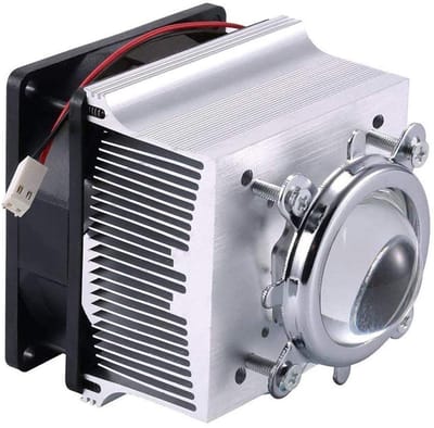 Efficiënte aluminium koelplaat met ventilator en 44mm lens voor 50W en 100W LED verlichting