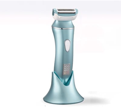 Epilator voor Vrouwen - Waterdichte Haarverwijderaar met LCD-scherm - 3-in-1 Mesjes voor Gezicht, Oksels, Benen en Bikinilijn - Blauw