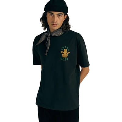 T-shirt met print Japan Rags Mirata