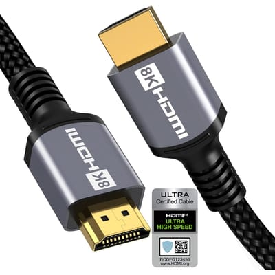 HDMI 2.0-kabel 4K UHD High Speed-kabel Solide duurzame lange tv-kabel van 15 meter, consolekabel, HDMI naar projector, 4K 60Hz-kabel, video-audiokabel, monitorkabel, bioscoopaccessoires
