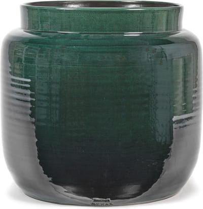 Serax - Glazed shades - Bloempot XXL - Donkergroen - 40 Ø