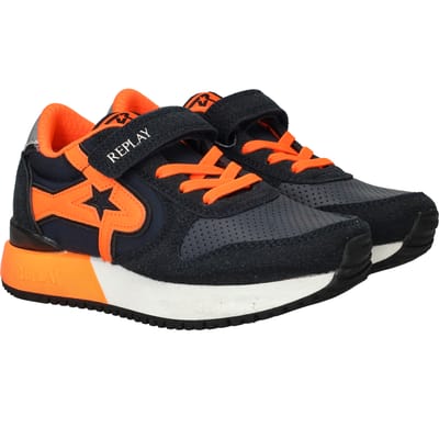 Replay Fiber JR 7 Sneakers - Jongens - Blauw - Maat:31
