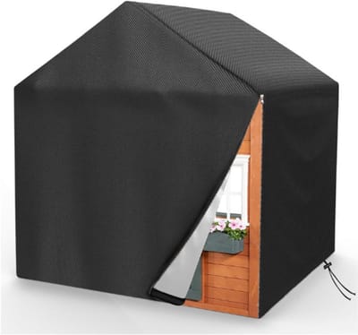 Thuys – Waterdichte Hoes – Voor Speelhuisje – 420D Oxford – Stof – UV – Bestendig En Stofdicht – 145 x 145 x 160 Cm – Zwart