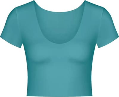 Sloggi Women ZERO Feel 2.0 Crop Top (1-pack) - dames korte top - turquoise