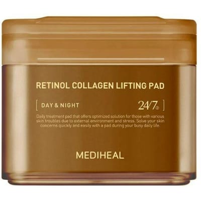 Mediheal Retinol Collagen Lifting Pad – Toner Pads – Verzorgende Gezichtspads – 100 Pads