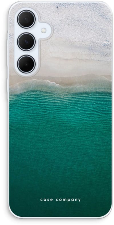 Case Company® - Hoesje geschikt voor Samsung Galaxy A35 hoesje - Stranded - Soft Cover Telefoonhoesje - Bescherming aan alle Kanten en Schermrand