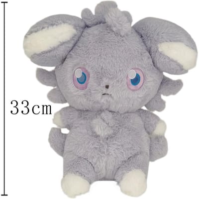 Kawaii Espurr Knuffels Alolan Vulpix Pop Schattige Zachte Pokémon Espurr Knuffel Gevulde Kussen Cadeau Voor Kind Verjaardag Kerst gray