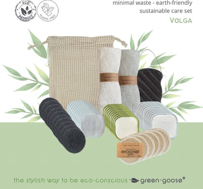 green-goose® Verzorgingspakket Volga | 8-delig | Duurzaam | Minimal Waste
