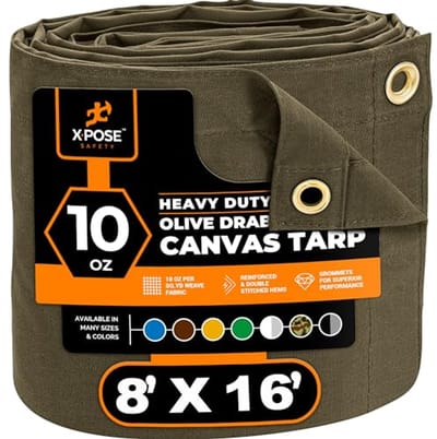 Heavy Duty Waterbestendig Canvas Dekzeil - Multifunctioneel Outdoor Tarp voor Camping en Bescherming
