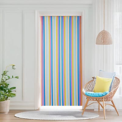 Vliegengordijn lamellen multicolor 100x220