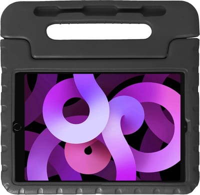 Hoesje - Geschikt voor Apple iPad Air 6 (2024) - 13 inch - 6e Generatie - M2 - Kinderhoes Shockproof Bumper - Kidsproof Case - Tablet Hoes - Kinder Hoes Cover - Zwart
