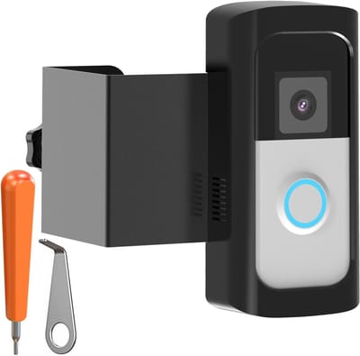 Deurbel Beveiliging - Camera Houder - Diefstal Voorkomen - Robuuste Constructie - 1245 x 66 cm - Zwart
