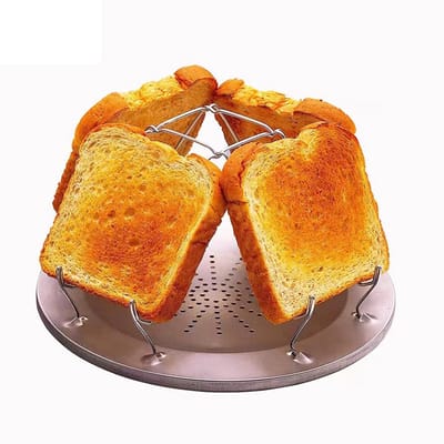 Opvouwbare Camping Broodrooster voor Gasfornuis en Picknick