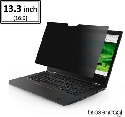 Brosendaal Privacy Scherm Laptop 13.3 inch – Beeldverhouding 16:9 – Screenprotector - Privacy Filter geschikt voor HP, Lenovo, Asus