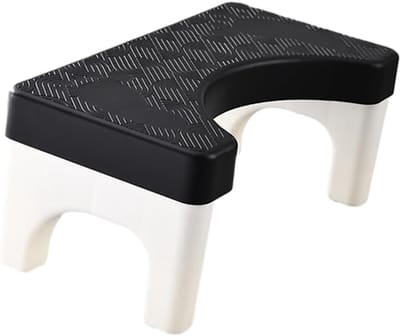 Toilet Voetenbank - Hulpmiddel Badkamer Kruk - Comfortabel Toilet Gebruik - Antislip Onderkant - 40x21x17 cm - Diverse Kleuren