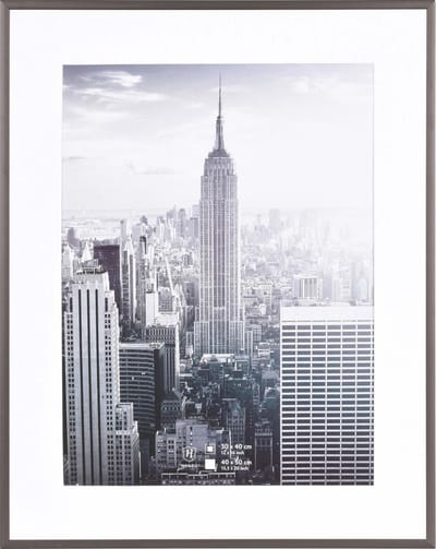 Fotolijst - Henzo - Manhattan - Fotomaat 40x50 cm - Donkergrijs