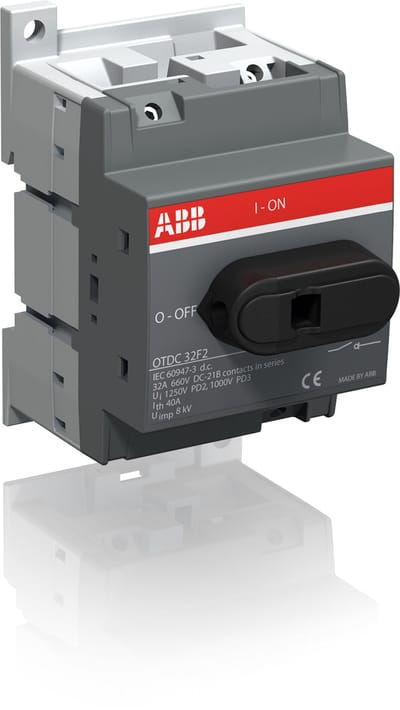 ABB OTDC32F2 DC Schakelaar Ontkoppelaar 32A 660V 2P - 1SCA121456R1001