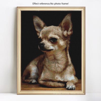 Diamant Mozaïek Honden Diamant Schilderij Volledige Ronde Aankomst Dieren Diamant Borduursel 20X30