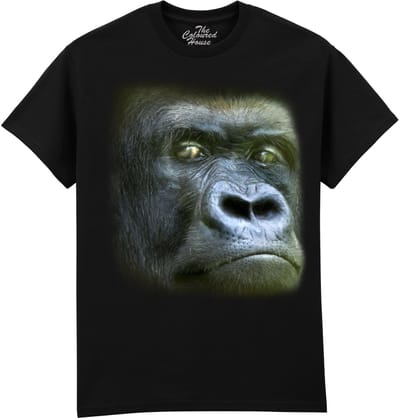 Gorilla Wild Eyes - Silverback The Coloured House T-shirt M