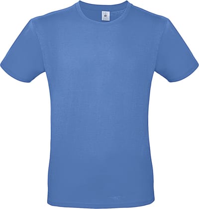Classic E150 T-shirt B&C Collectie Electric Blue Maat XS