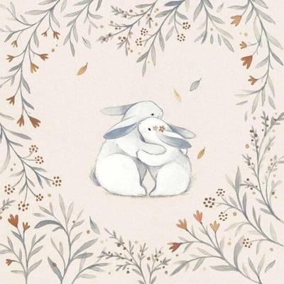 5D Diy Diamond schilderij konijn cartoon diamanten mozaïek volledige Daimond borduurwerk 30x30 white