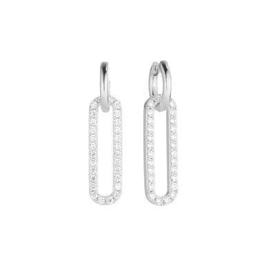 Sif Jakobs Capizzi SJ-E42220-CZ - Dames - Oorhangers - Zilver