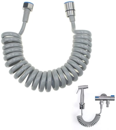 Dailygoods- Doucheslang 3 Meter - Telescopische Flexibele Doucheslang - Geschikt voor Handdouches - Hoogwaardige Materialen - Duurzaam en Lekvrij - Douchekop