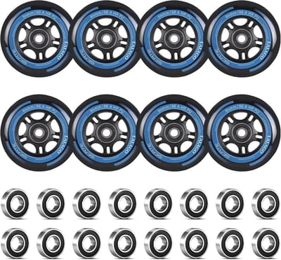 Inline Skate Wielen - Schoenwielen Skates - Snel Skaten - ABEC 9 Lagers - 84mm