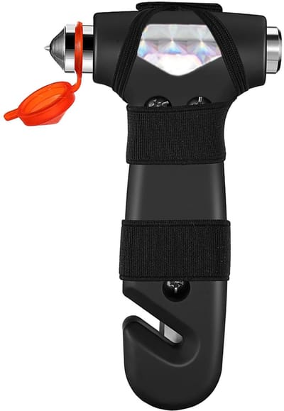 Dailygoods- Veiligheidshamer 3-in-1 - Noodhamer - Gordelsnijder - Raambreker - Schokbestendig - Veiligheidsfunctie