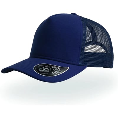 Atlantis Headwear Rapper Jersey Cap AT517 - Navy - One size