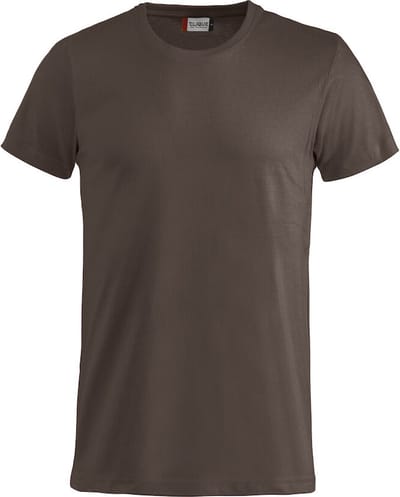 Basic-T bodyfit T-shirt 145 gr/m2 dark mocca 4xl
