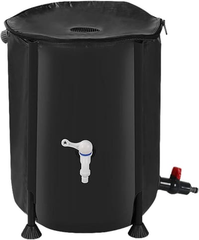 Regenton - Watertank Regenwater Collector - Tuin Bewateren - Grote Capaciteit - 200L - Zwart