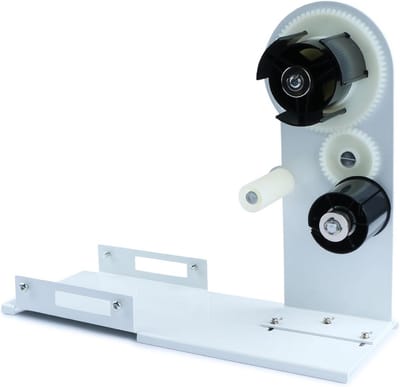 Automatische Tape Dispenser met Achtervel Afroller voor Bandbreedtes tot 60mm