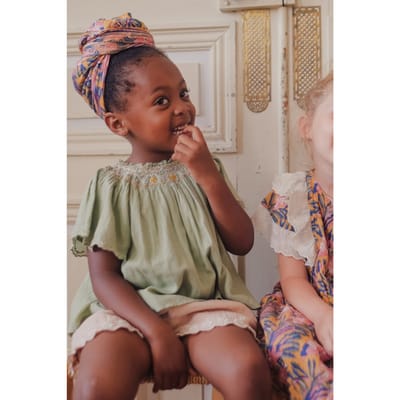 Louise Misha Blouse Flore Olive Size: 9M | Shirts Outlet | Unisex | Groen