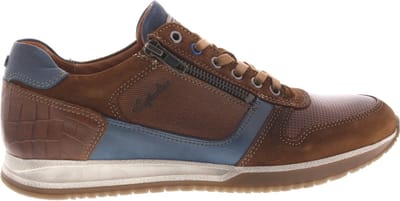 Heren Sneakers Australian Browning Tan Blue Cognac - Maat 42