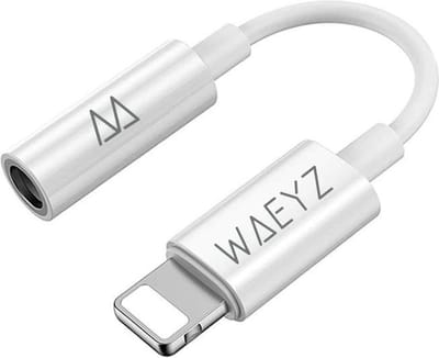 WAEYZ- Aux Kabel 3.5MM Koptelefoon Jack naar Compatible Lightning Aansluiting Adapter Hub - Geschikt voor iPhone - iPad - iPod met Lightning aansluiting