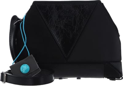 Gabs Leren Schoudertas Yuuko Momu Sendai Crossbody Bag Nero Zwart